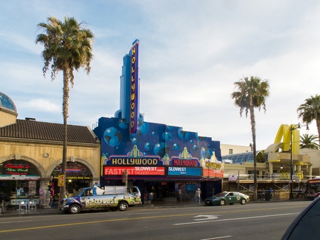LOS ANGELES, USA - MAY 2015 Shops in Hollywoodのeditorial素材