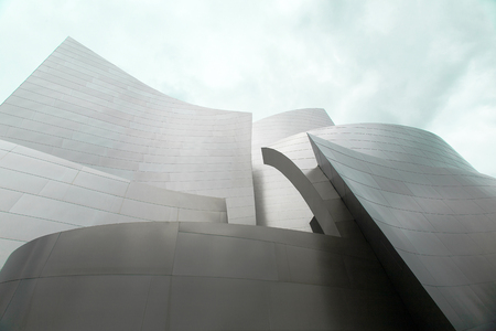 LOS ANGELES, USA - MAY 2015 Walt Disney Concert Hall by Frank Gehry in Los Angelesのeditorial素材
