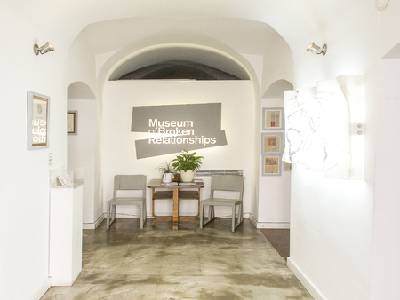 ZAGREB, CROATIA - AUGUST 2016 Museum of Broken Relationships in Zagrebのeditorial素材