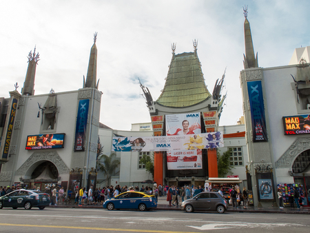 LOS ANGELES, USA - MAY 2015 Chinese Theatre in Hollywoodのeditorial素材