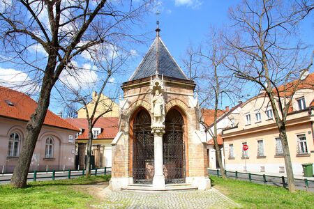 ZAGREB, CROATIA - APRIL 2018 Upper Town in Zagreb 0148のeditorial素材