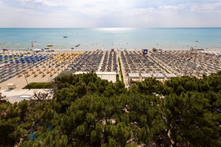 DURRES, ALBANIA - JUNE 2019 Sandy Beach in the afternoon 1052のeditorial素材