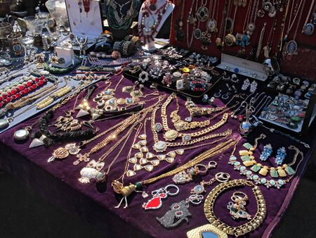 ZAGREB, CROATIA - NOVEMBER 2014 Antiques at the Sunday Flea Market at British Square in Zagreb 5264のeditorial素材