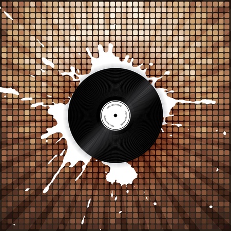 Modern bright music backgroundのイラスト素材
