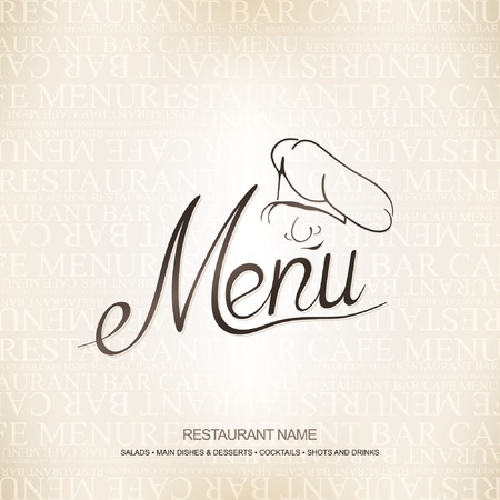 Vector. Restaurant menu design のイラスト素材