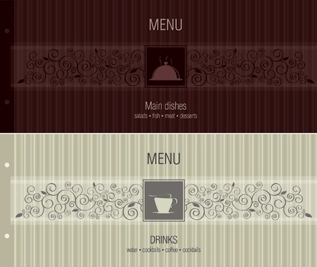 Restaurant menuのイラスト素材