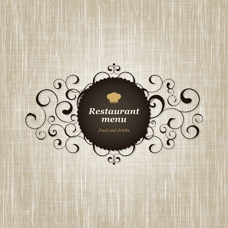 Vector. Restaurant menu design のイラスト素材