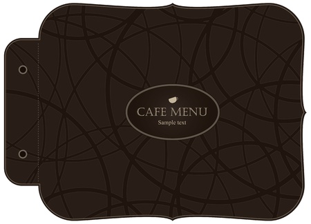 Cafe, decorative menu, concept design のイラスト素材