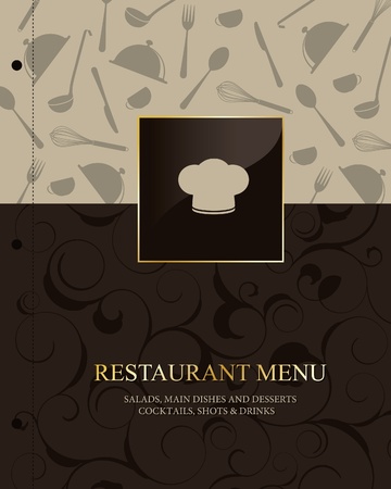 Vector. Restaurant menu design のイラスト素材
