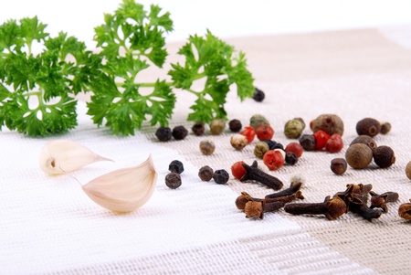 Spices and herbs の写真素材
