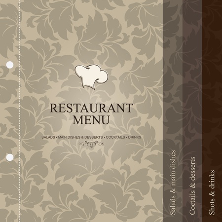 Vector. Restaurant menu designのイラスト素材