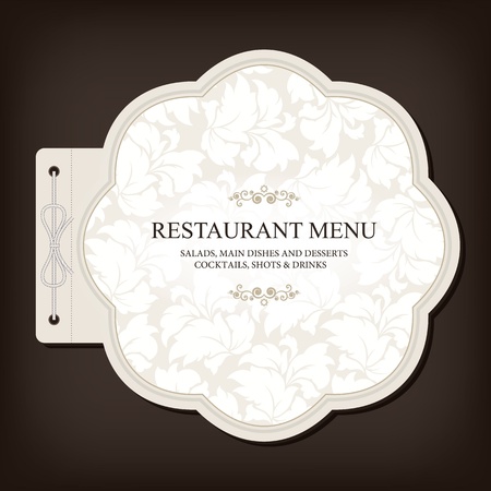 Restaurant menu designのイラスト素材
