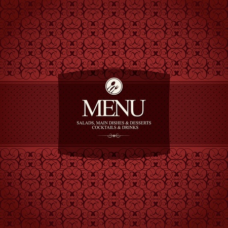 Restaurant menu designのイラスト素材