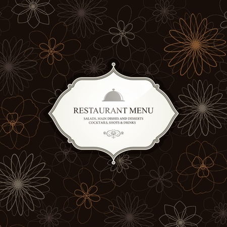 Restaurant menu designのイラスト素材
