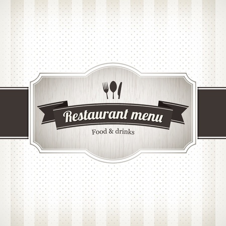 Restaurant menu designのイラスト素材