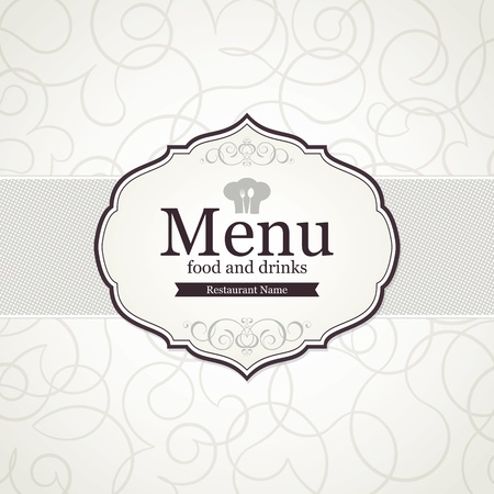 Restaurant menu designのイラスト素材