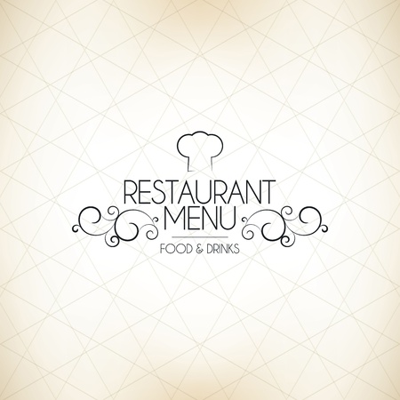 Restaurant menu designのイラスト素材