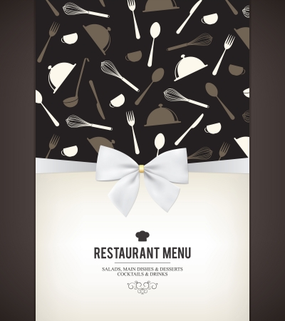Restaurant menu designのイラスト素材
