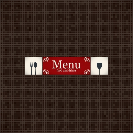 Restaurant menu designのイラスト素材