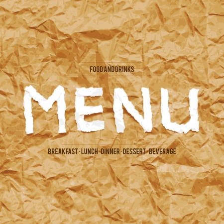 Restaurant menu designのイラスト素材