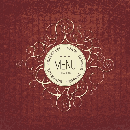 Restaurant menu designのイラスト素材