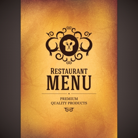 Restaurant menu designのイラスト素材