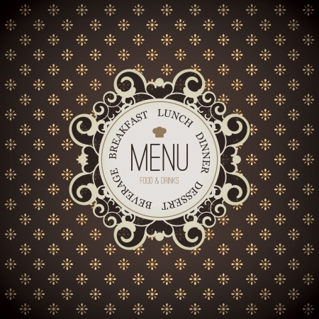 Restaurant menu designのイラスト素材