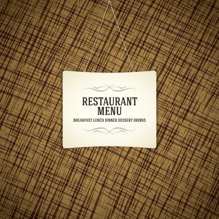 Restaurant menu designのイラスト素材