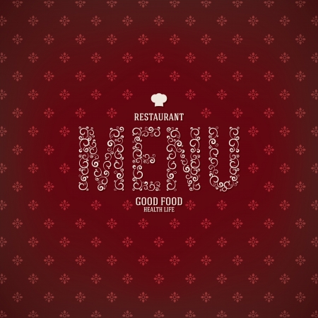 Restaurant menu designのイラスト素材