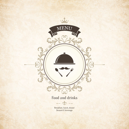 Restaurant menu designのイラスト素材