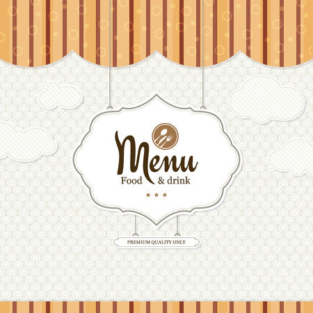 Restaurant menu designのイラスト素材