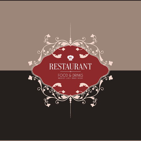 Restaurant menu designのイラスト素材