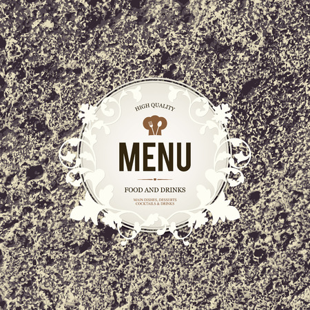 Restaurant menu designのイラスト素材