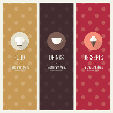 Restaurant menu designのイラスト素材