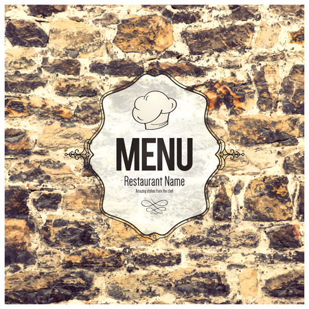 Restaurant menu designのイラスト素材