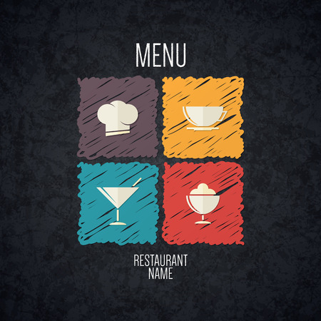 Restaurant menu designのイラスト素材