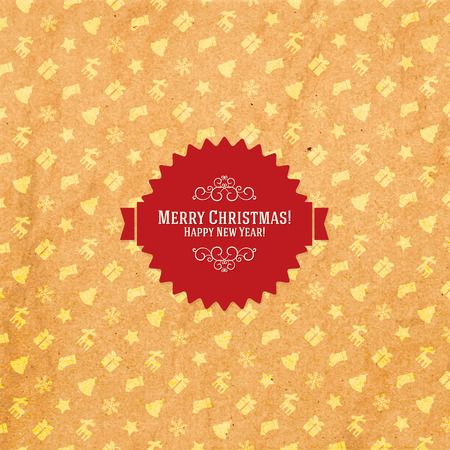 Christmas and New Year のイラスト素材