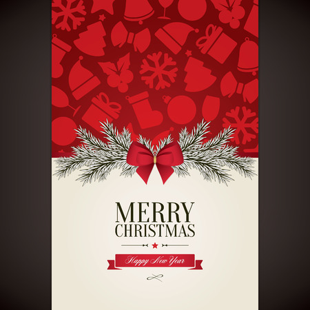 Christmas and New Year.のイラスト素材