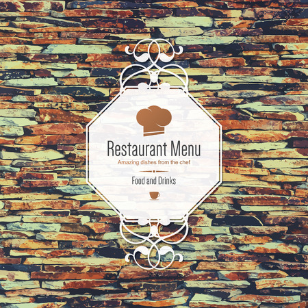 Restaurant menu designのイラスト素材