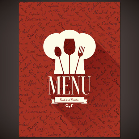 Restaurant menu designのイラスト素材