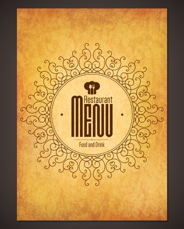 Restaurant menu designのイラスト素材