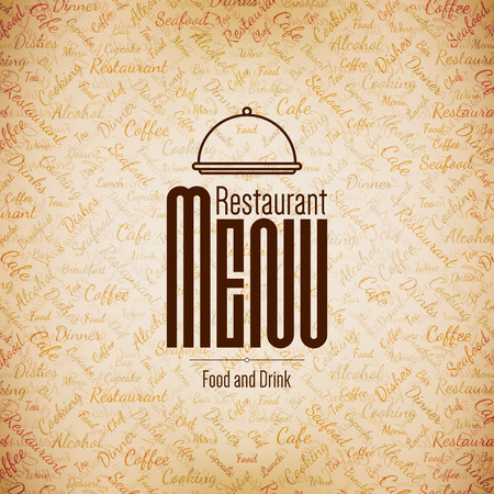 Restaurant menu designのイラスト素材