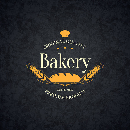 Vintage design for bakery and bread shopのイラスト素材