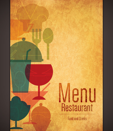 Restaurant menu designのイラスト素材