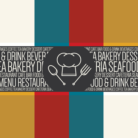 Restaurant menu designのイラスト素材