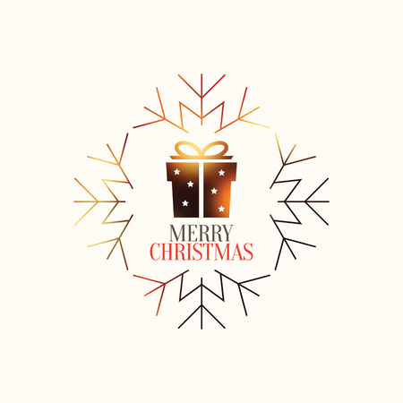 Christmas and New Year. Vector greeting cardのイラスト素材