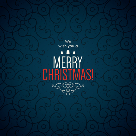 Christmas and New Year. Vector greeting cardのイラスト素材