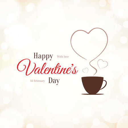 Valentine's day cardのイラスト素材