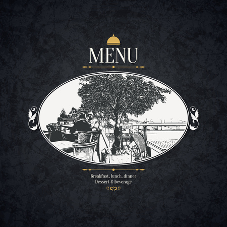 Restaurant menu design.のイラスト素材