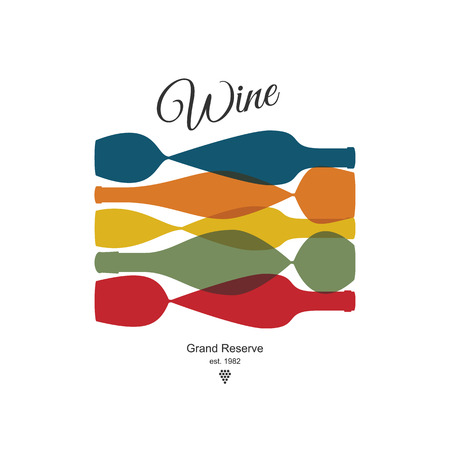 Wine list designのイラスト素材